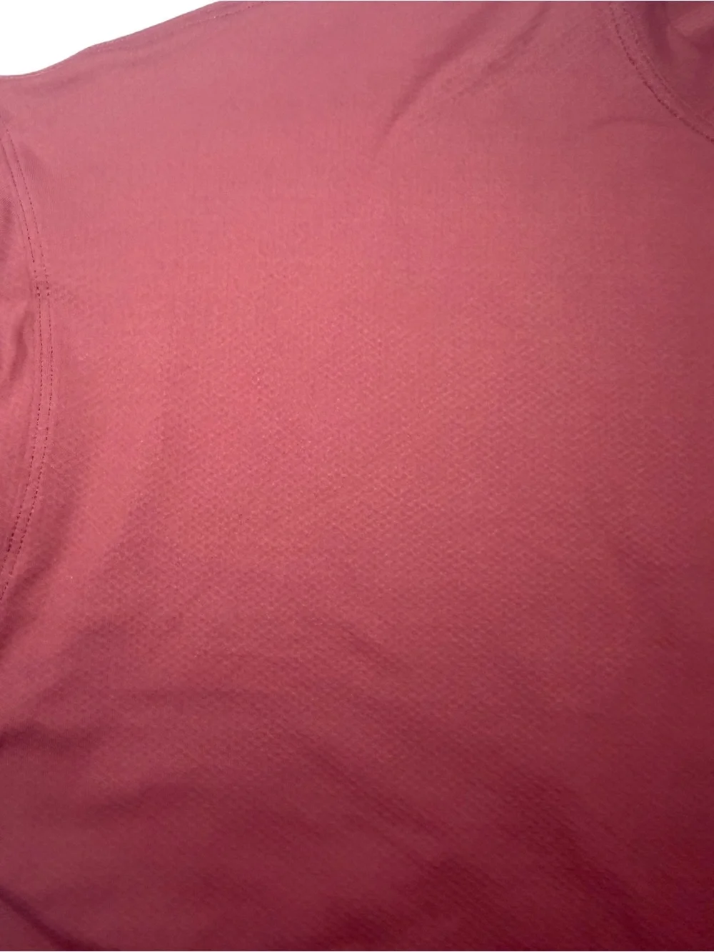 Lululemon Women Cropped Long Sleeve Athletic Top Burgundy Workout Yoga Gym SizeS